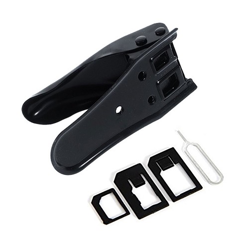 Pinza riduci sim a micro o nano + 3 adattatori