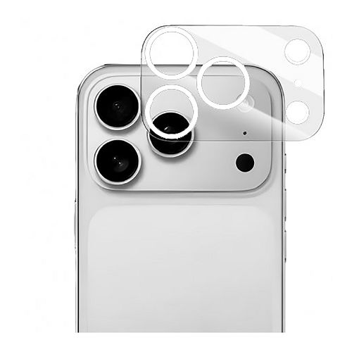 Vetro temperato per fotocamera iPhone 17 Pro Max - trasparente