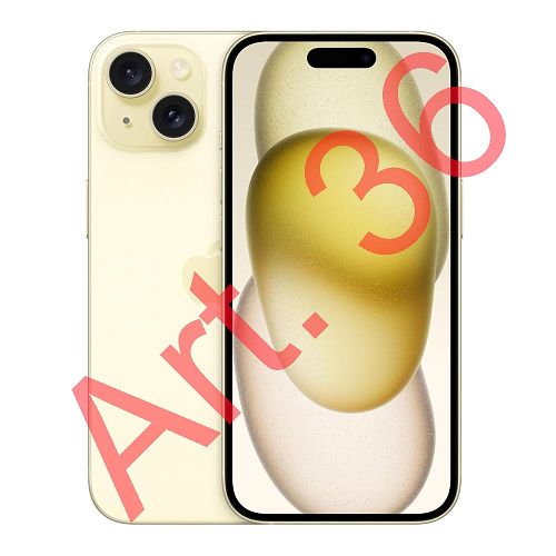iPhone 15 256GB&nbsp;giallo Art. 36