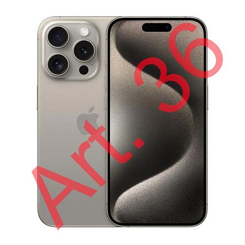 iPhone 15 Pro 256GB Titanio naturale Art. 36