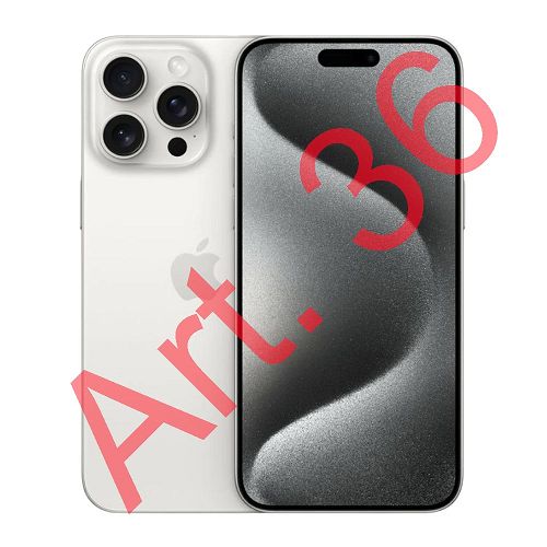 iPhone 15 Pro 256GB titanium white Art. 36