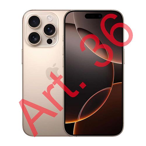 iPhone 16 Pro Max 256GB Titanium Sabbia Art. 36