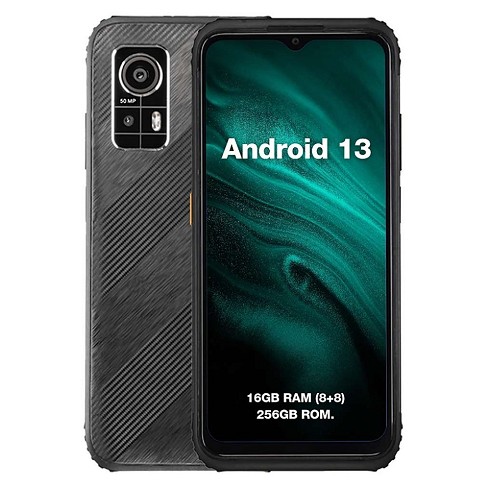 AGM H6 dual sim 4G Android 13 rugged ultrasottile 256+8GB, IP68/IP69K/MIL-STD-810H