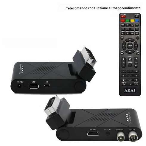Decoder HD DVB-T2 Akai SCART01K-H