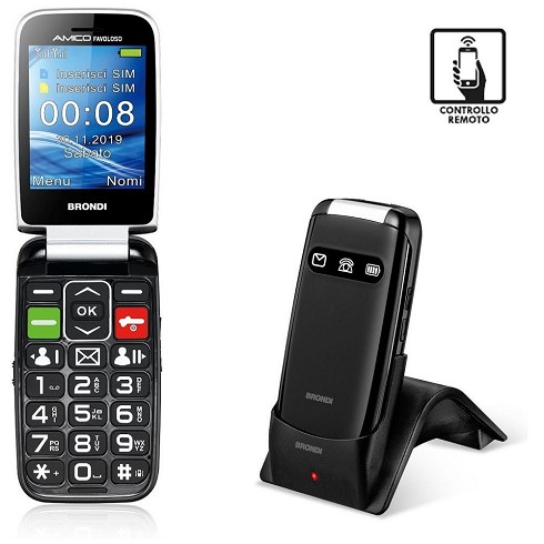 Cellulare Brondi Amico Favoloso nero