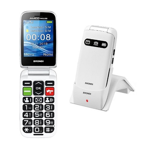 Cellulare Brondi Amico Favoloso white metal