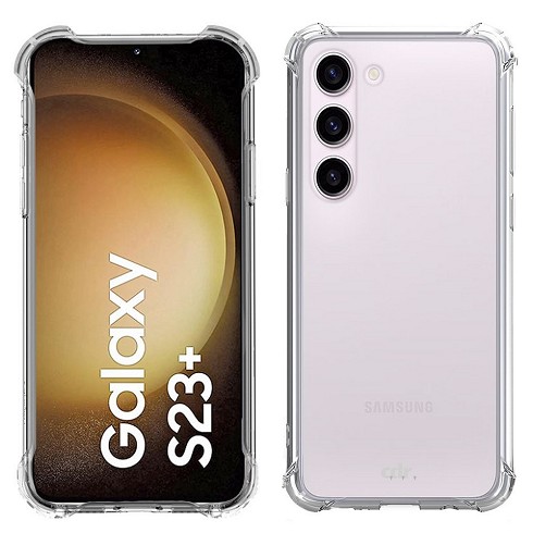 Custodia antishock per Samsung Galaxy S23 Plus trasparente