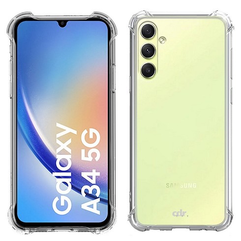 Custodia antishock per Samsung Galaxy A34 5G trasparente