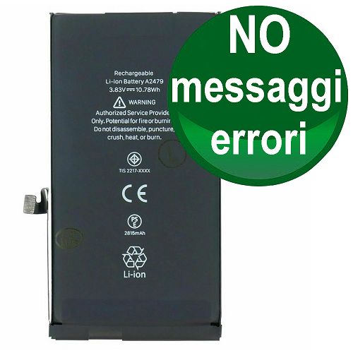 Batteria autodiagnosticabile compatibile con iPhone 12/12 Pro bulk