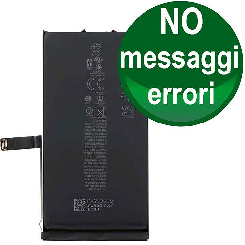 Batteria autodiagnosticabile compatibile con iPhone 14 bulk