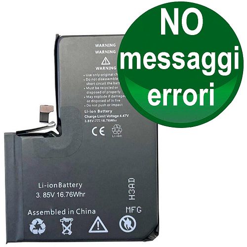 Batteria autodiagnosticabile compatibile con iPhone 14 Pro bulk