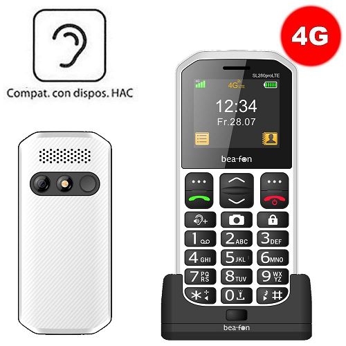 Cellulare Beafon SL280pro LTE (4G) black/white