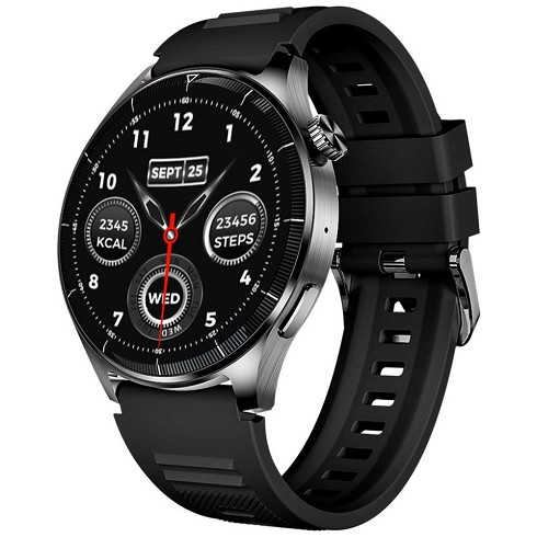 SmartWatch Beafon 301 black metal, Google Fit, compatibile GPS, chiamata Bluetooth