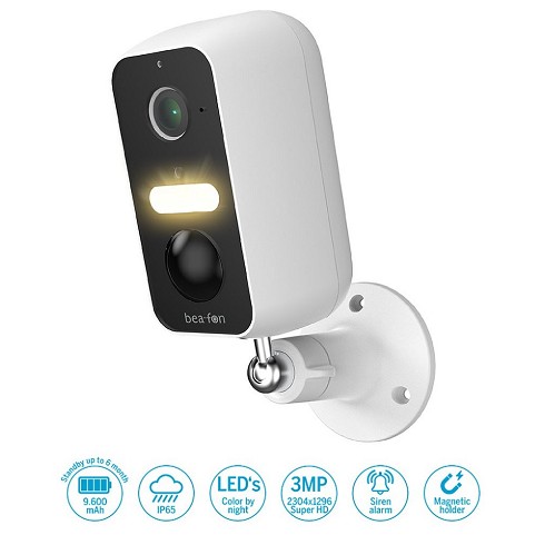 Videocamera esterna Beafon Safer 3L Super HD 3MP - Batteria 9600mAh