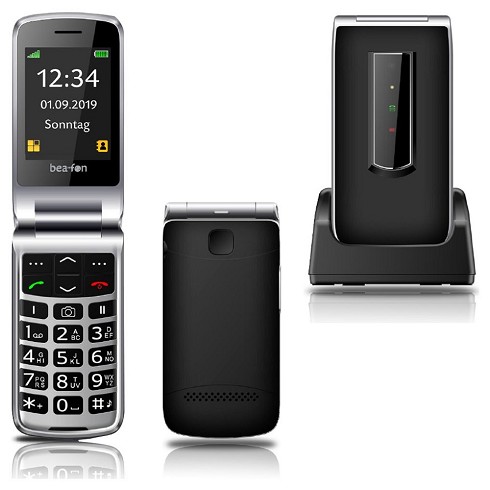 Cellulare Beafon SL495 nero e argento