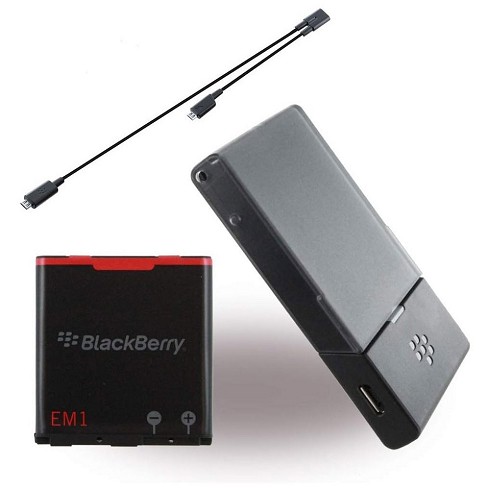 Kit originale Blackberry E-M1 + caricatore da tavolo,&nbsp;Blackberry 9360 Curve, Blackberry 9370 Curve