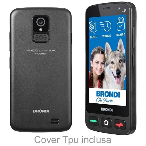 Cellulare Senior Android Brondi Amico Smartphone Pocket