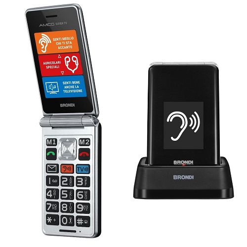 Cellulare Brondi Amico Super TV black