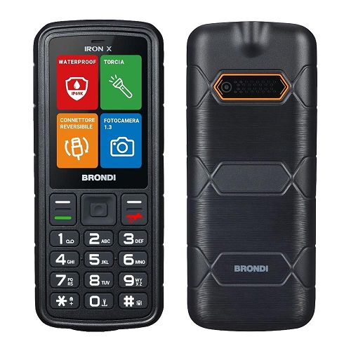 Cellulare Brondi Rugged Iron X black