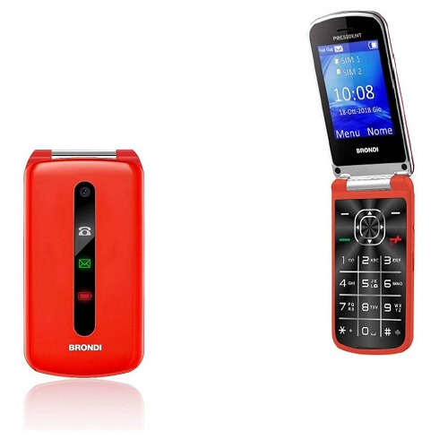 Cellulare Brondi President rosso