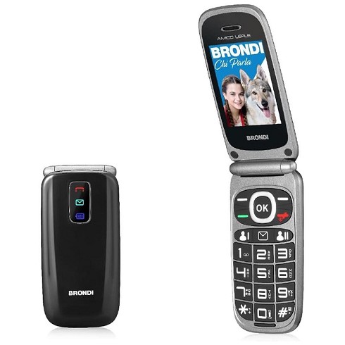 Cellulare Brondi Amico Leale nero metal