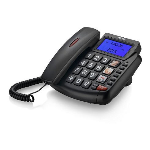 Telefono fisso Brondi Bravo 90 LCD nero