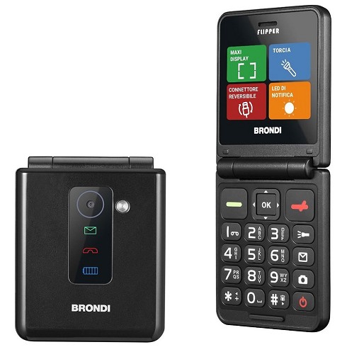 Cellulare Brondi Flipper nero