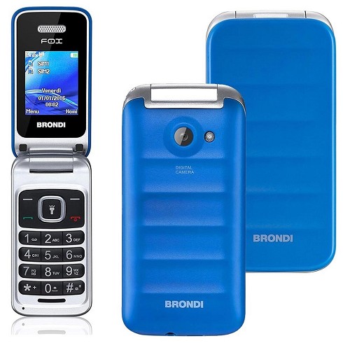 Cellulare Dual Sim Brondi Fox azzurro