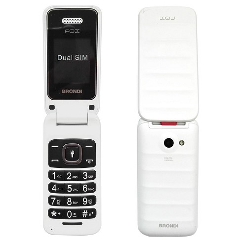 Cellulare Dual Sim Brondi Fox bianco