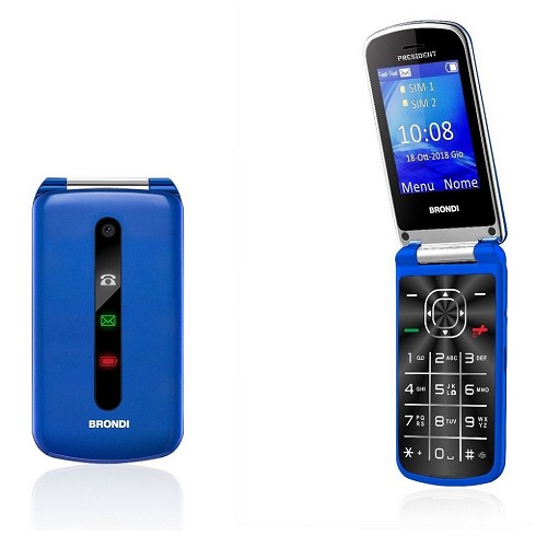 Cellulare Brondi President blue/metal