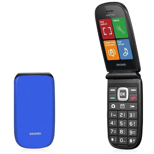 Cellulare Brondi Raptor blu metal