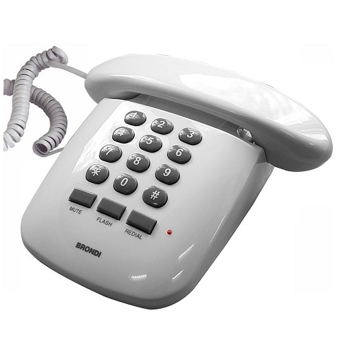 Telefono fisso Brondi Sole bianco