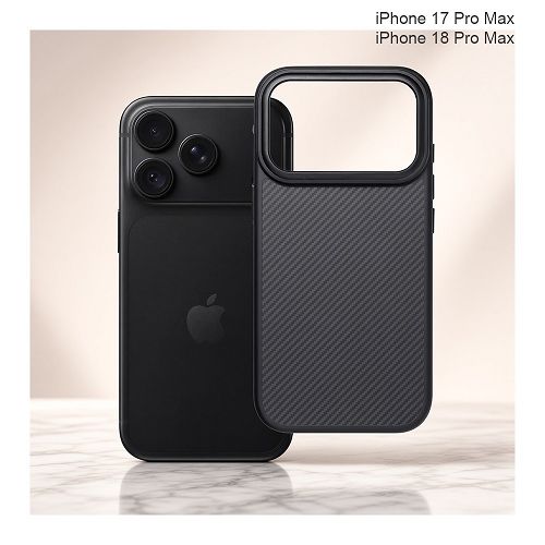 Cover Carbon Mag Case per Iphone 17 Pro Max/18 Pro Max black