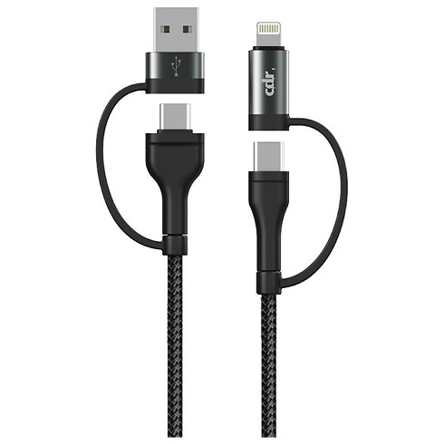 CDR C100 cavo dati e ricarica (120W Max) ultra veloce 4in1, nylon ultra resistente, 1 metro