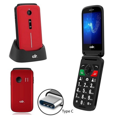 Cellulare CDR-C50 red