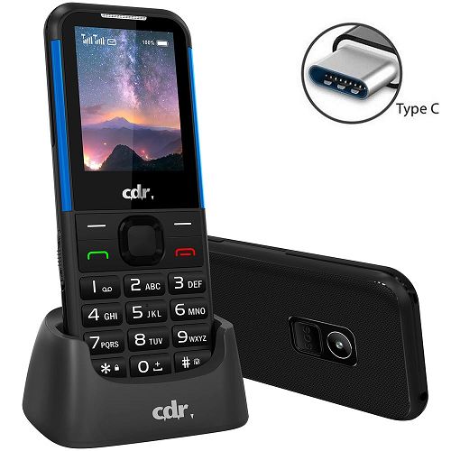 Cellulare CDR C52 4G Bluetooth tasto SOS -&nbsp;blue