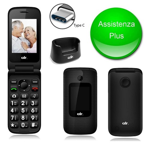 Cellulare CDR-MC105 colore black