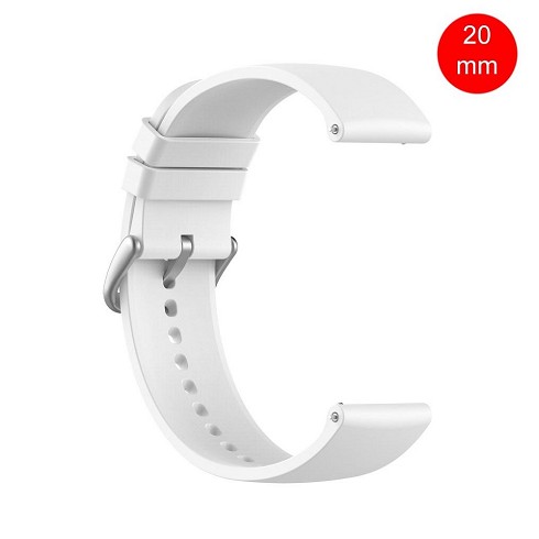 Cinturino universale smartwatch 20mm white