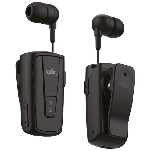 Auricolare ClipOn3 Bluetooth 5.1 cavo retraibile black