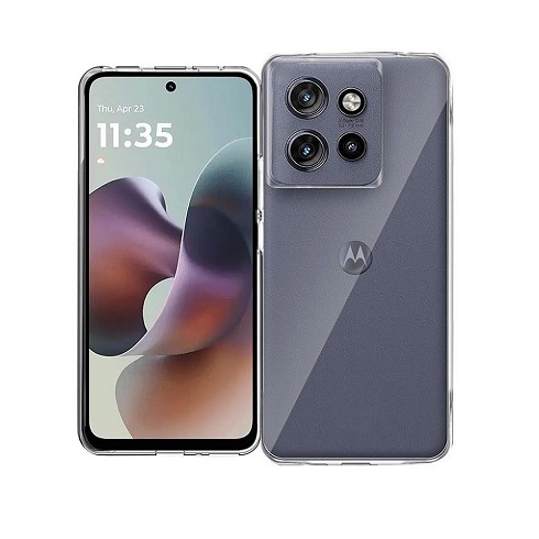 Custodia TPU Slimmy Case per Motorola Moto G56 5G trasparente