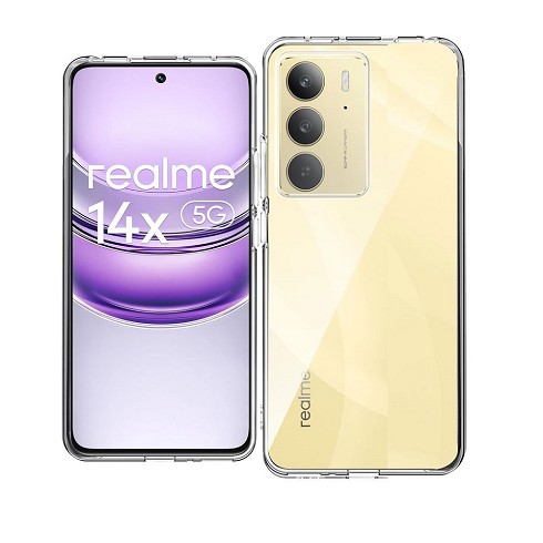 Custodia TPU Slimmy Case per Realme 14X trasparente