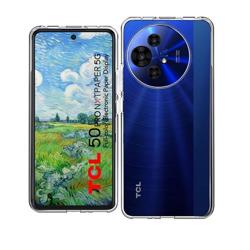 Custodia TPU Slimmy Case per TCL 50/50 Pro Nxtpaper 5g trasparente