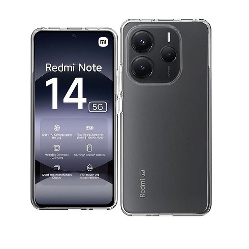 Custodia TPU Slimmy Case per Xiaomi Redmi Note 14 5G trasparente
