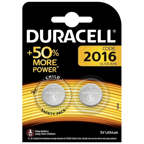 Batteria Duracell DL/CR2016 2 PZ