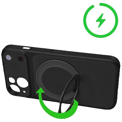 Cover magnetica per iPhone 14 trasforma in iPhone 17 Pro black