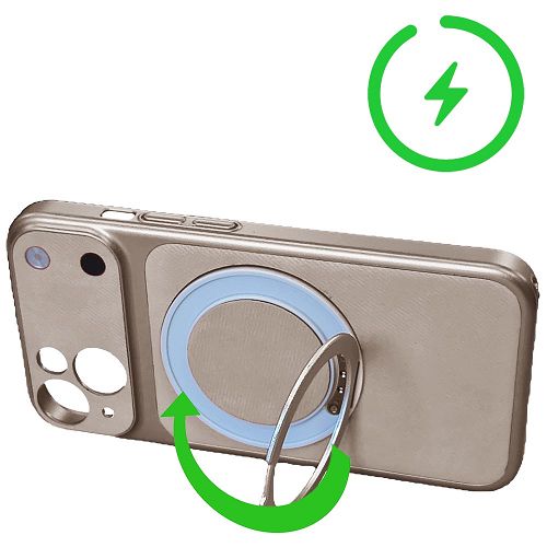 Cover magnetica per iPhone 15 trasforma in iPhone 17 Pro&nbsp;gold