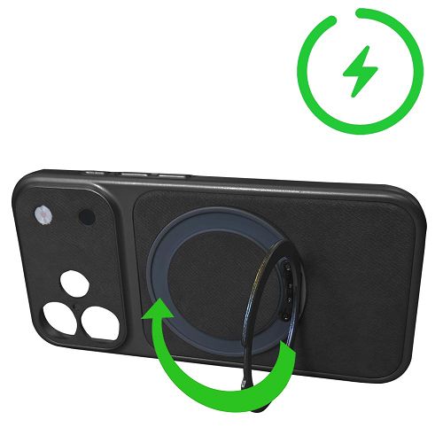 Cover magnetica per iPhone 16 trasforma in iPhone 17 Pro black