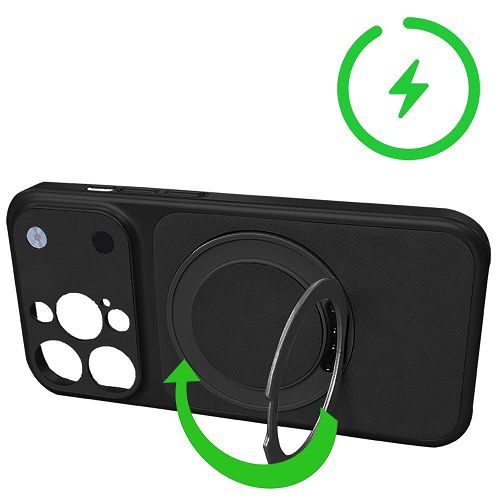 Cover magnetica per iPhone 16 Pro Max trasforma in iPhone 17 Pro&nbsp;black