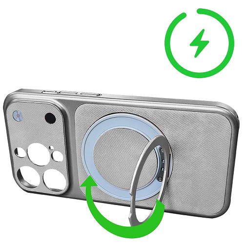 Cover magnetica per iPhone 16 Pro Max trasforma in iPhone 17 Pro&nbsp;grey