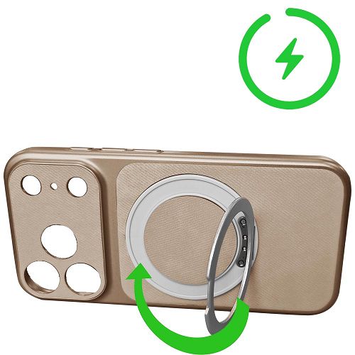 Cover magnetica per iPhone 17 Pro Max gold